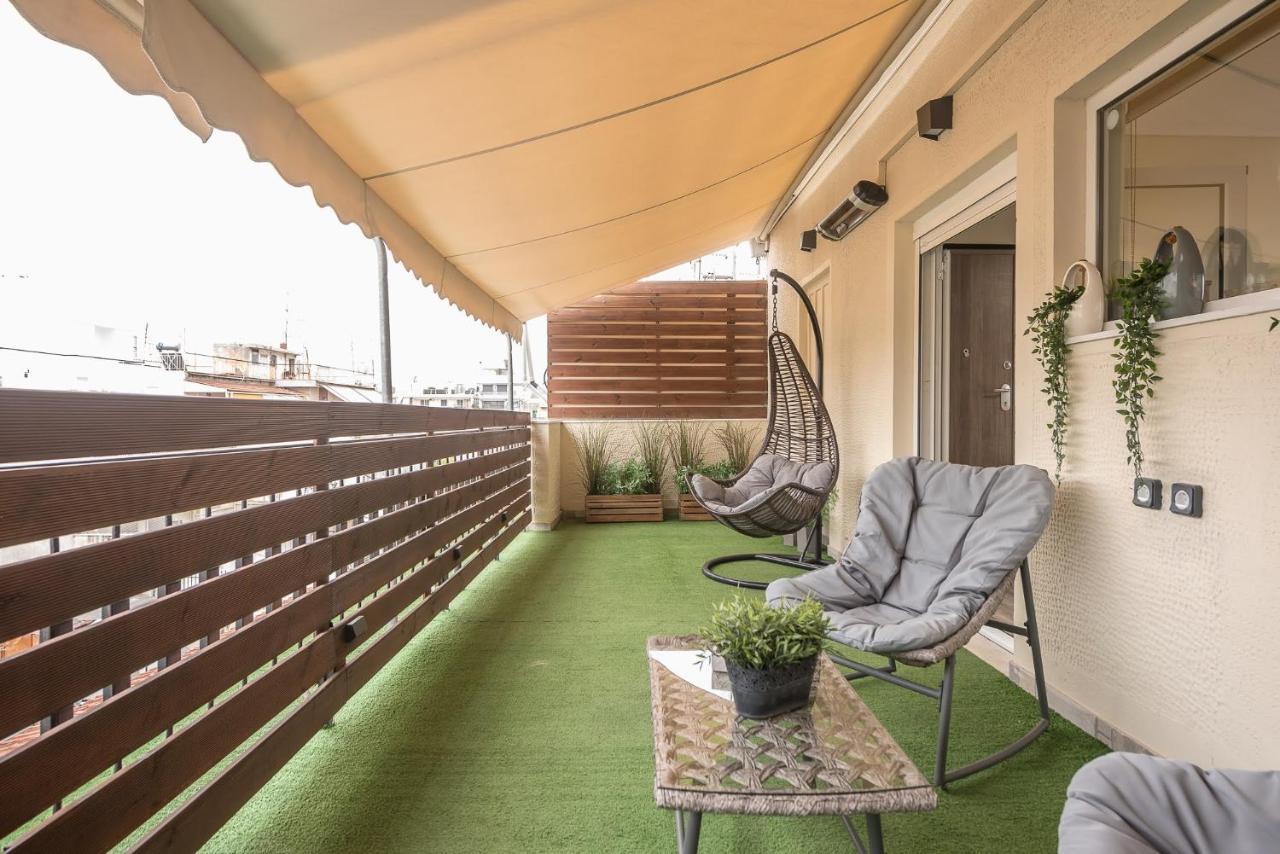 Апартаменты Petralona Stylish Penthouse Афины Экстерьер фото